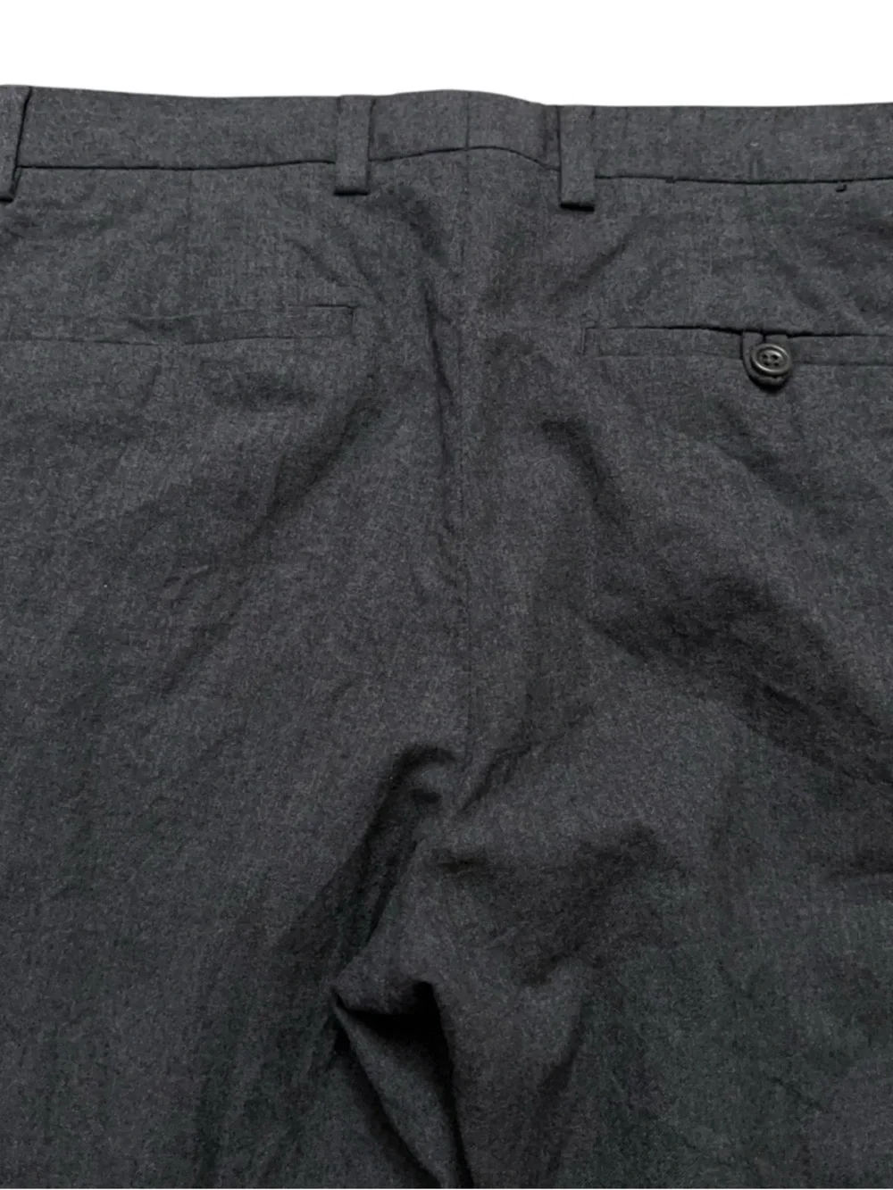 Banana Republic Dress Pants Mens Size 33x32 (Fits 33x31) Gavin 100% Wool Gray